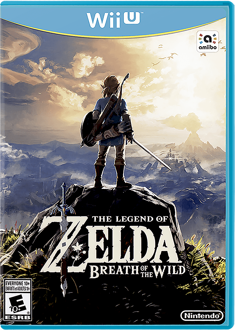 Zelda Breath of the Wild box art for Wii U